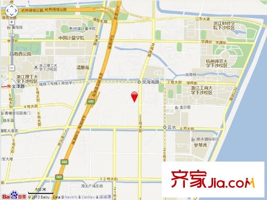 陽光華城交通圖