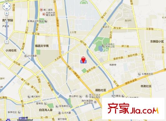 大關(guān)東六苑交通圖 