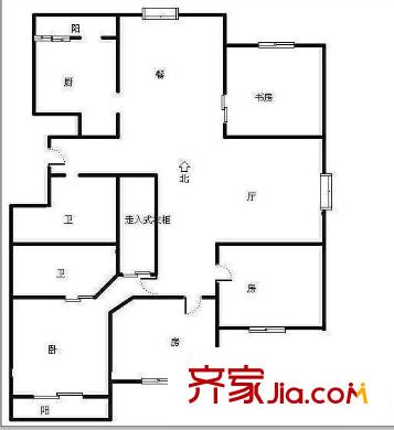 碧水豪園 4室 戶型圖