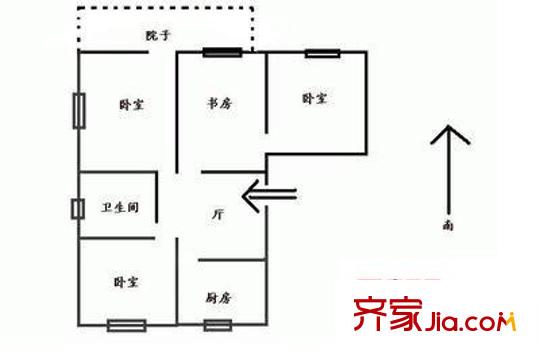 西溪河?xùn)|戶型圖4室 戶型圖 4室1廳1衛(wèi)1廚