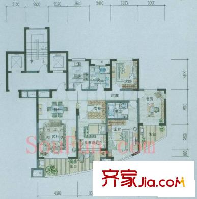南北蘭韻天城 戶型圖