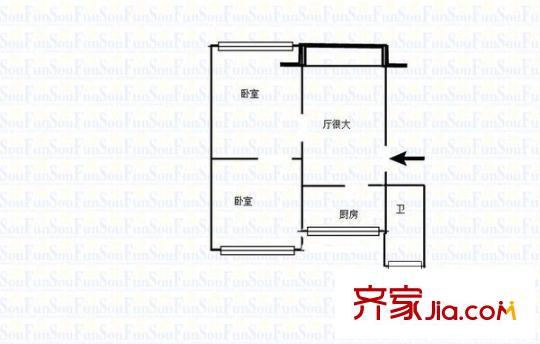 良渚文化村白鷺郡北 5室 戶型圖