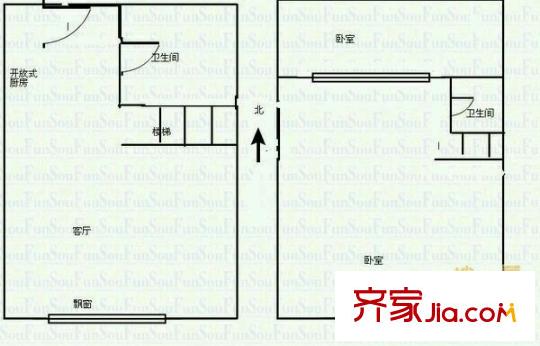 龍禧大酒店 1室 戶型圖