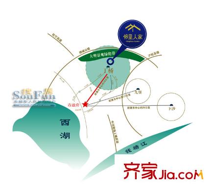 長(zhǎng)睦鄰里人家交通圖