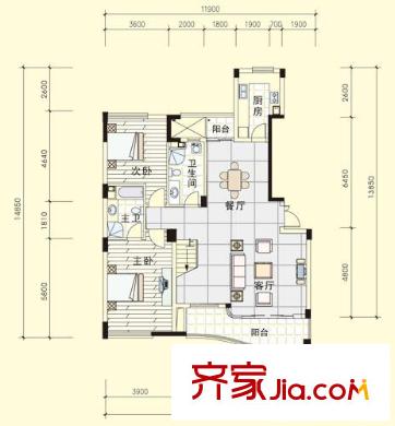 風(fēng)華苑戶型圖戶型圖 5室3廳4衛(wèi)1廚