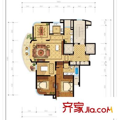 錦蘭公寓戶(hù)型圖5室 戶(hù)型圖 5室2廳4衛(wèi)1廚
