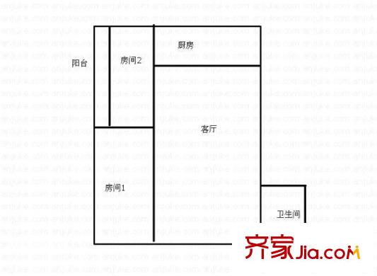 長(zhǎng)睦鄰里人家戶型圖華元鄰里人家 2室 戶型圖 2室1廳1衛(wèi)1廚
