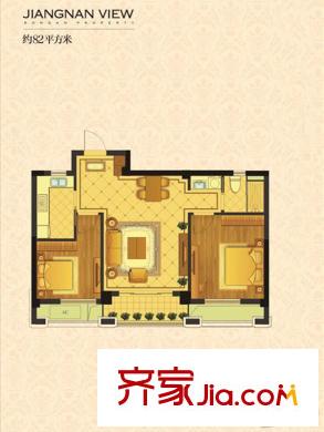 望江南戶(hù)型圖戶(hù)型圖1 2室2廳
