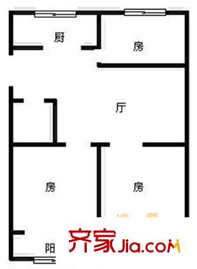 南肖埠景和苑戶型圖3室 戶型圖 3室1廳1衛(wèi)1廚