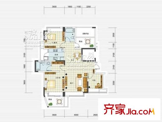 天陽上河 戶型圖