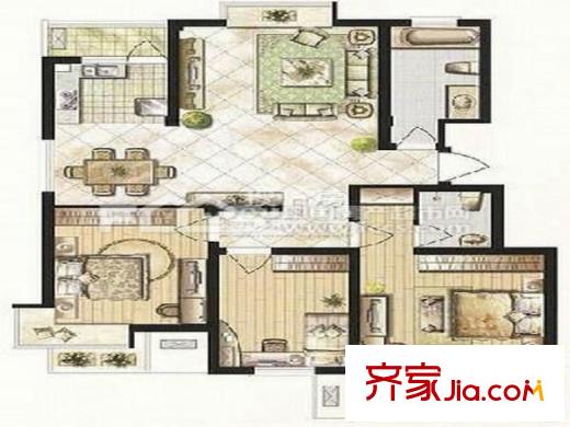 碧水豪園 5室 戶型圖