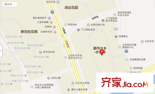 都市水鄉(xiāng)水秀苑交通圖1