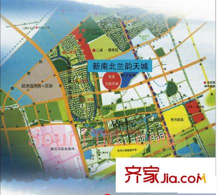 蘭韻天城交通圖區(qū)位圖