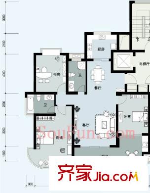 南北蘭韻天城 戶型圖
