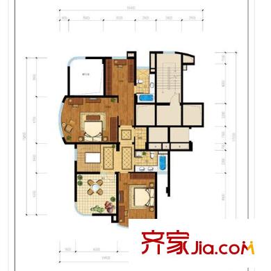 錦蘭公寓戶型圖5室 戶型圖 5室2廳4衛(wèi)1廚