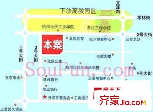 大都文苑風(fēng)情交通圖