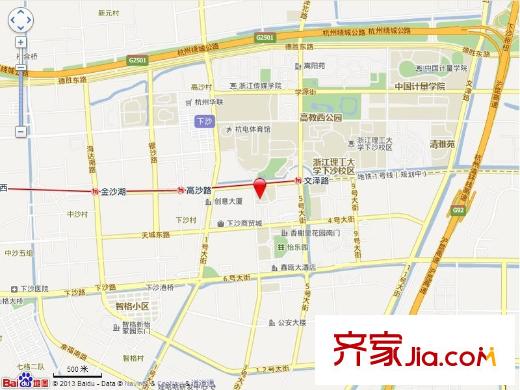 大都文苑風(fēng)情交通圖