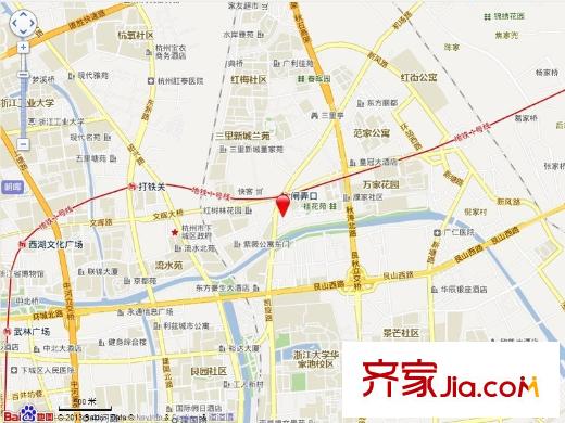 機神新村交通圖