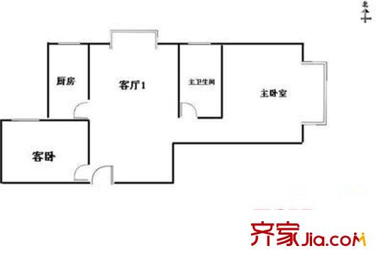 機(jī)神新村戶(hù)型圖2室 戶(hù)型圖 2室1廳1衛(wèi)1廚