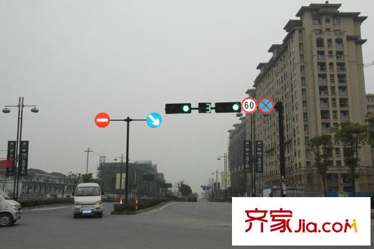蒙卡岸配套圖周邊的十字路口