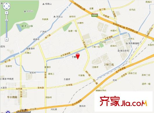 丁橋蘭苑交通圖 