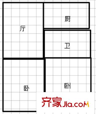 錦繡新村 2室 戶型圖