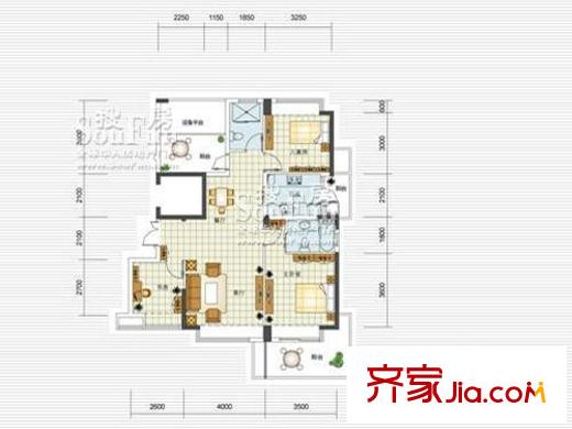 天陽上河 戶型圖