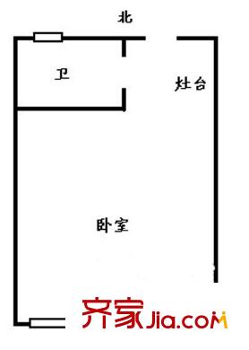 超級(jí)星期天 1室 戶型圖