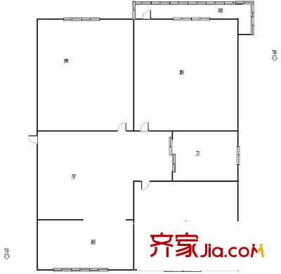 采荷玉荷戶型圖3室 戶型圖 3室1廳1衛(wèi)1廚