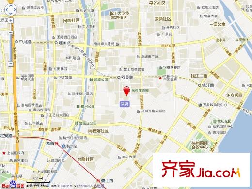 采荷玉荷交通圖