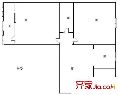 采荷玉荷 0室 戶型圖