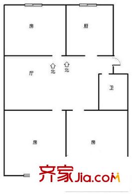 景芳四區(qū)戶型圖3室 戶型圖 3室1廳1衛(wèi)1廚