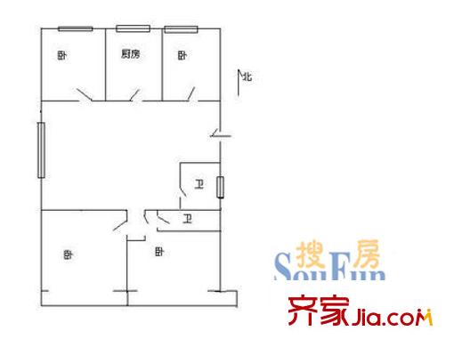 長島之春戶型圖4室 戶型圖 4室1廳2衛(wèi)1廚