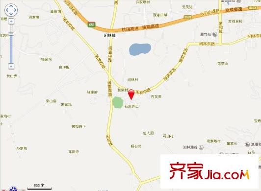 華盛星洲翠谷交通圖 