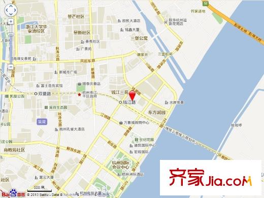 新城國(guó)際交通圖