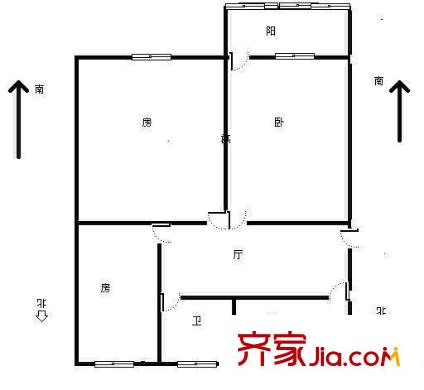 曙光新村戶(hù)型圖3室 戶(hù)型圖 3室1廳1衛(wèi)1廚