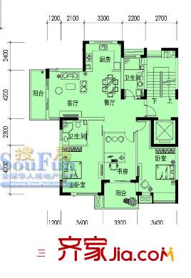 左鄰右舍戶型圖3室 戶型圖 3室2廳2衛(wèi)1廚