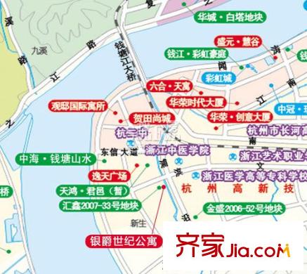 銀爵世紀(jì)公寓交通圖