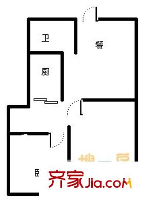通策廣場(chǎng)戶型圖2室 戶型圖 2室1廳1衛(wèi)1廚
