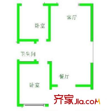 通策廣場(chǎng)戶型圖2室 戶型圖 2室2廳1衛(wèi)1廚