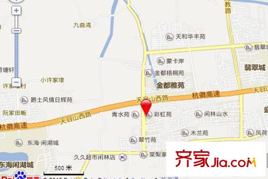 集美岸上藍(lán)山電子地圖