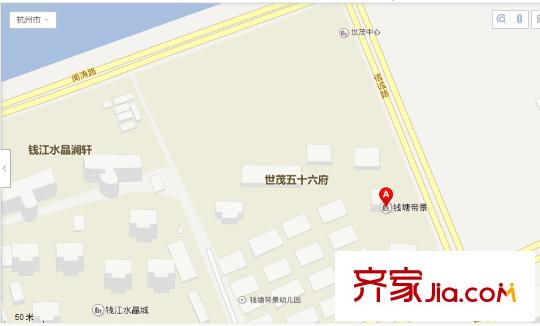 錢塘帝景交通圖q