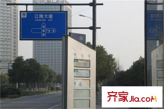 錢塘帝景配套圖附近的公交站