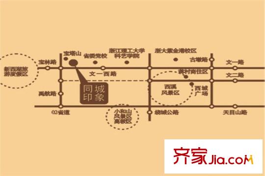 廣大同城印象交通圖