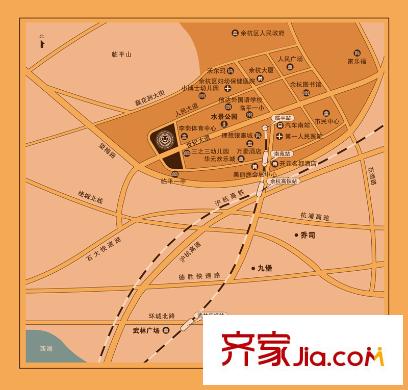 理想康城國際區(qū)位配套圖