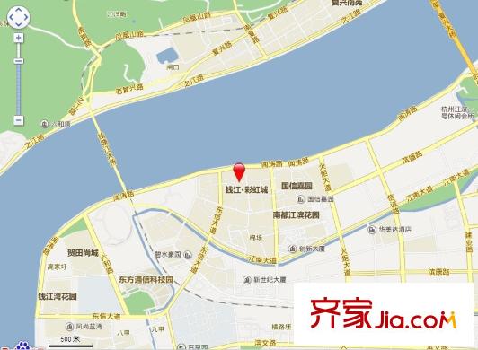 彩虹豪庭交通圖 