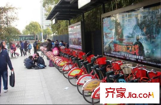 彩虹豪庭配套圖附近的公共自行車站