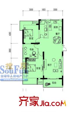 左鄰右舍戶型圖3室 戶型圖 3室2廳1衛(wèi)1廚