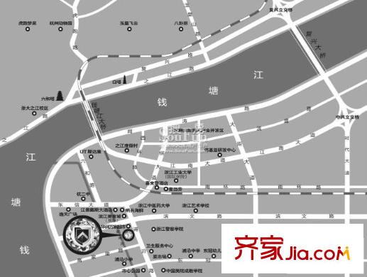 銀爵世紀(jì)公寓交通圖