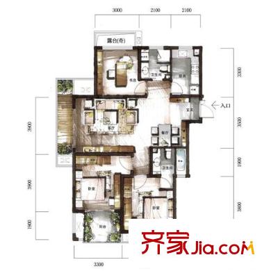 風景蝶院 戶型圖
